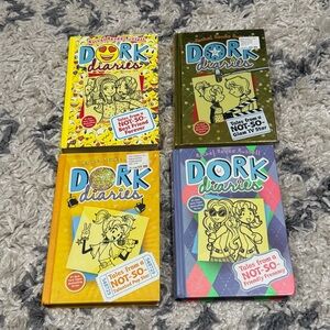 Dork Diaries Book Set of 4 Books